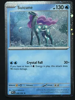 DOUBLE SWIRL 🌀 Suicune (Cosmos Holo) 026/094 Phantasmal Flames NM Pokemon TCG - Image 5