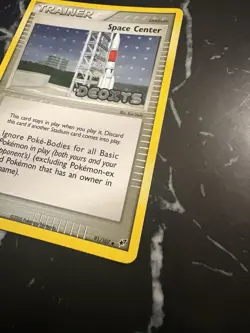 Pokemon TCG Space Center EX Deoxys 91/107 Reverse Holo Stamped - Image 2