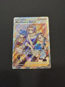 Pokemon TCG Miss Fortune Sisters 194/196 Lost Origin Trainer Full Art Holo Rare - Image 1