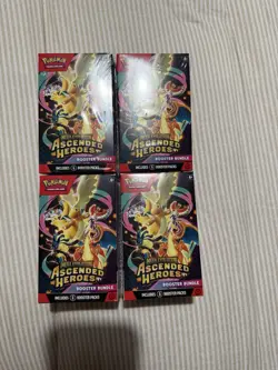 Pokemon TCG Mega Evolution Ascended Heroes Booster Bundle X4 Sealed & In Hand - Image 1