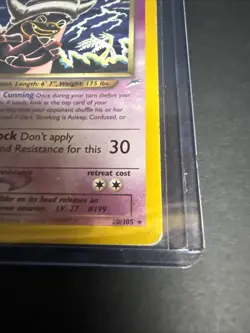 Vintage Pokemon Dark Slowking #20/105 Rare Neo Destiny Regular 2000 Gamefreak - Image 4