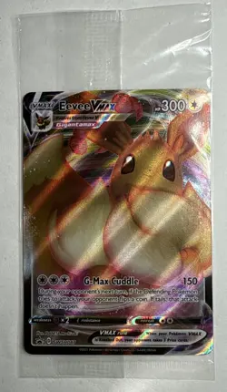 SEALED Eevee VMAX SWSH087 Black Star Promo Full Art Holo Pokemon NM LOT OF 4 - Image 1