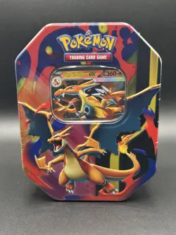 Pokemon TCG Mega Charizard X + Y EX 2x Tin Bundle Sealed New - Image 2