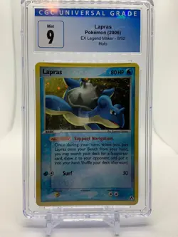 Lapras 2006 Pokemon EX Legend Maker Holo 8/92 CGC 9 - Image 1
