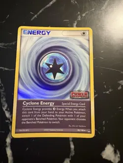 Pokemon TCG Cyclone Energy EX Power Keepers 90 Reverse Holo Stamped - Image 1