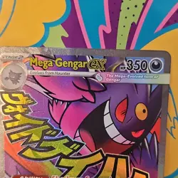 Pokemon TCG Mega Gengar EX 269/217 Attack Foil Mega Evolution Perfect Order - Image 2