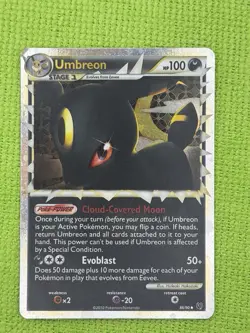 Pokemon Umbreon Prime 86/90 Ultra Rare Holo HGSS Undaunted - Image 1