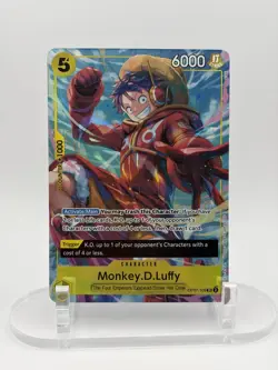 Monkey.D.Luffy OP07-109 SR Illustration Box Vol 3 Holo Foil One Piece TCG NM - Image 1