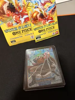 ONE PIECE OP-15 Adventure on KAMI's Island OP13-042 SP Edward Newgate Pack MINT - Image 2