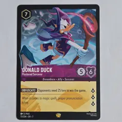 Disney Lorcana Donald Duck-Flustered Sorcerer Legendary Amethyst 73/204 - Image 1