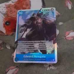Edward Newgate OP08-043 SR Foil One Piece Card OP08: Two Legends - Image 1