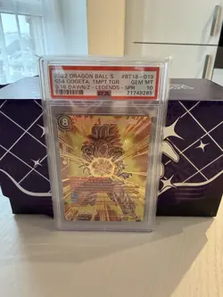 Dragon Ball Dawn of the Z Legends 019 SS4 Gogeta Triumphant Together SPR PSA 10 - Image 1
