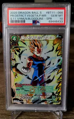 DBS Prince of Destruction Vegeta Prideful Warrior BT11-066 SPR PSA 10 GEM MINT - Image 1