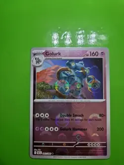 Golurk 043/086 Poke Ball Reverse Holo - Black Bolt - Pokemon Card - NM - Image 2
