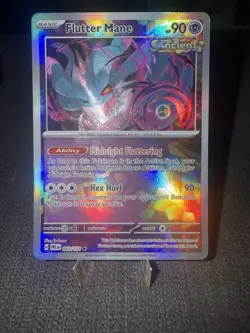 Pokemon TCG Flutter Mane Prismatic Evolutions Pokeball Reverse Holo Card 043/131 - Image 1