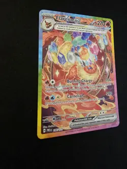 Pokemon TCG Flareon EX Prismatic Evolutions Card 146/131 Near Mint Condition - Image 3