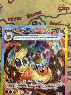 Pokemon TCG Prismatic Evolutions Flareon EX Special Illustration Card 146/131 - Image 3