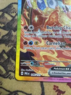Pokemon TCG Prismatic Evolutions Flareon EX Special Illustration Card 146/131 - Image 5