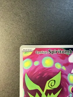 Pokemon Cynthia's Spiritomb Full Art Rare 244/217 ASC Set TCG Card English 2026 - Image 2