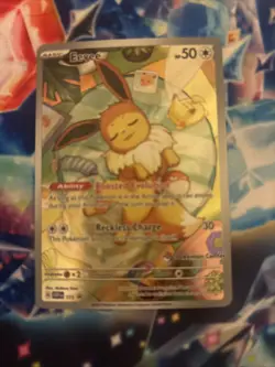 Evee 173 Pokemon Center Black Star Promo Pokemon Card Prismatic Evolutions NM - Image 1