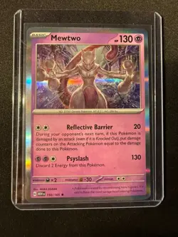 Mewtwo Holo NM 150/165 Scarlet & Violet 151 Pokemon Card - Image 1