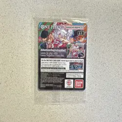 Bandai Namco Monkey D. Luffy Full Art Holo US Voyage One Piece CCG Promo Card - Image 2