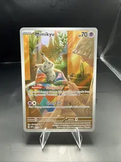 Pokemon Mimikyu TCG Scarlet & Violet Paldea Evolved SVP075 Holo Promo Card - Image 2
