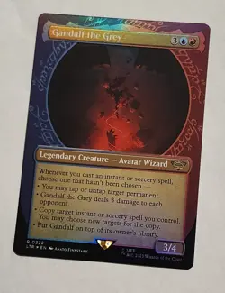 MTG Gandalf the Grey (Showcase) FOIL - the Lord of the Rings Foil - NM Magic - Image 1