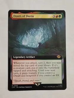 MTG Doors of Durin (Extended Art) - the Lord of the Rings - NM Magic - Image 1