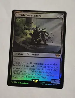 MTG Orcish Bowmasters FOIL - the Lord of the Rings Foil - NM Magic - Image 1
