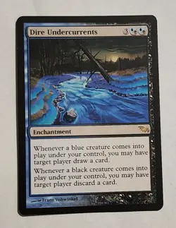 MTG Dire Undercurrents - Shadowmoor Regular - NM Magic The Gathering - Image 1