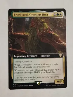 MTG Treebeard, Gracious Host (Extended Art) Commander: the Lord of the Rings NM - Image 1