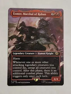 MTG Eomer, Marshal of Rohan (Borderless) - the Lord of the Rings - NM Magic - Image 1