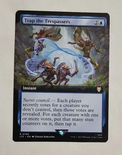 MTG Trap the Trespassers (Extended Art) - Commander: the Lord of the Rings - NM - Image 1