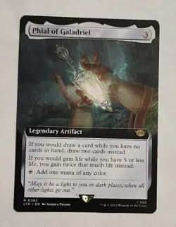 MTG Phial of Galadriel (Extended Art) - the Lord of the Rings - NM Magic - Image 1