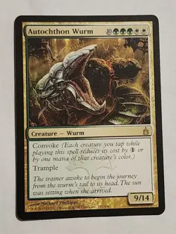 MTG Autochthon Wurm - Ravnica: City of Guilds Regular - NM Magic The Gathering - Image 1