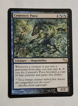 MTG Cemetery Puca - Shadowmoor Regular - NM Magic The Gathering - Image 1