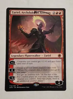 MTG Zariel, Archduke of Avernus - Adventures in the Forgotten Realms Regular NM - Image 1