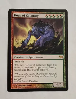 MTG Deus of Calamity - Shadowmoor Regular - NM Magic The Gathering - Image 1