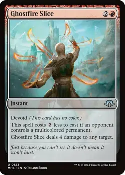 Ghostfire Slice - Modern Horizons 3 #0123 MTG Magic The Gathering - Image 1