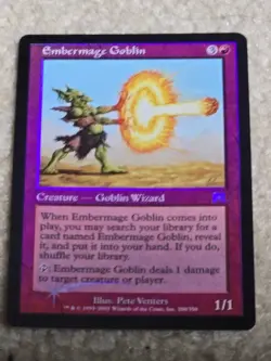 Embermage Goblin Onslaught Foil NM - Image 2