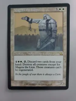 MTG Mageta the Lion Prophecy Regular Rare LP - Image 1