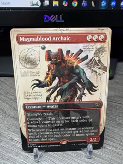 1 x Magmablood Archaic - Borderless - Secrets of Strixhaven - NM-Mint - MTG - Image 1