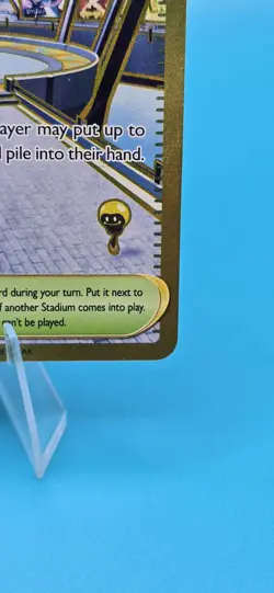 Pokemon TCG Trainer Card Levincia Stadium Gold Destined Rivals 244/182 - Image 4