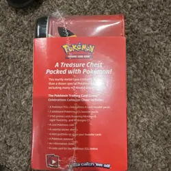 2021 POKEMON Celebrations Treasure Chest 🔥 Factory Sealed 820650809415 - Image 4