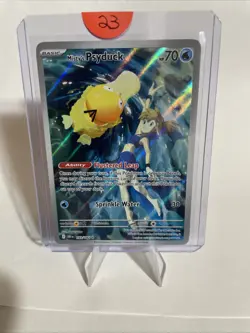 Misty's Psyduck Illustration Rare Pokemon TCG - SV10: Destined Rivals 193/182 NM - Image 1