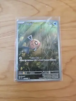 Pokemon - Feebas 198/191 Sv08: Surging Sparks Illustration Rare Full Art - Image 1