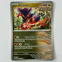 Koraidon 119/162 Rare Temporal Forces Pokemon Reverse Holo Near Mint - Image 1