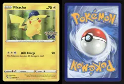 Pikachu 028/078 Holo Rare Pokemon GO Pokemon NM/M - Image 3