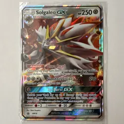 Pokemon TCG Solgaleo GX Full Art Promo Holo SM16 SM Base Set English - Image 1